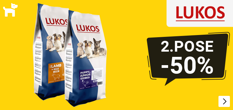 LUKOS droogvoer 2e zak 50% korting DOG
